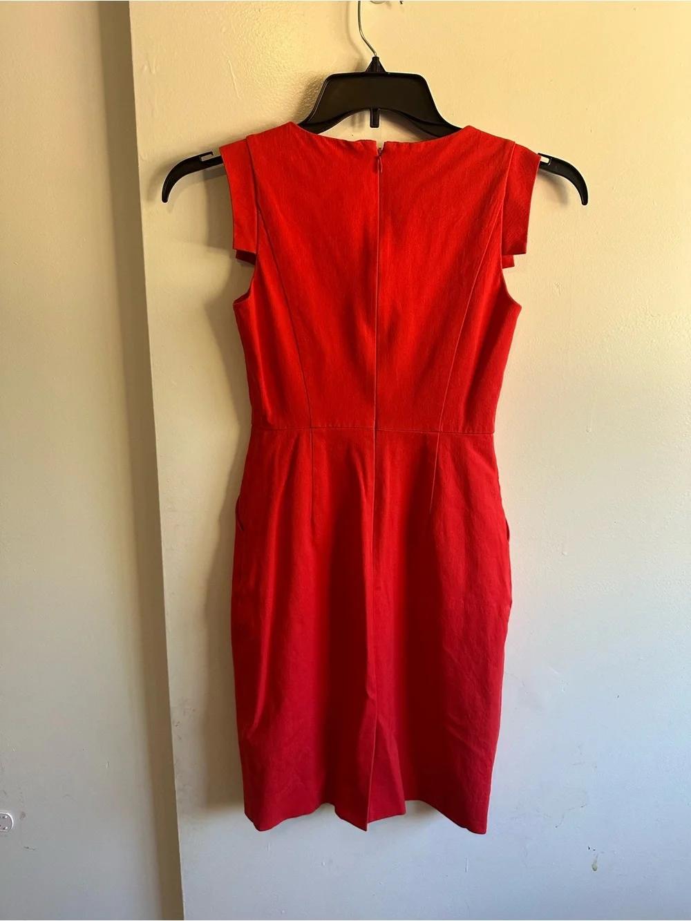 J. Crew Red Mini  Sheath Dress